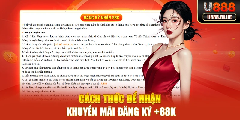 Cách thức để nhận khuyến mãi đăng ký +88k Cách thức để nhận khuyến mãi đăng ký +88k