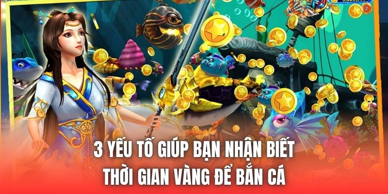 3 yếu tố giúp bạn nhận biết thời gian vàng để bắn cá